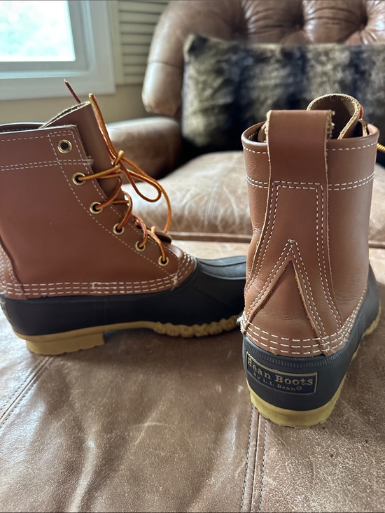 L.L. Bean Other - L.L. Bean Brown and Black Leather Duck Boots